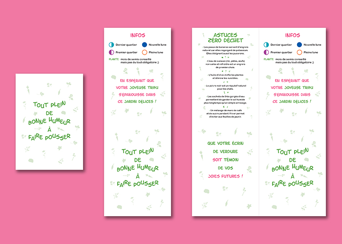 Calendrier des plantations en version plié