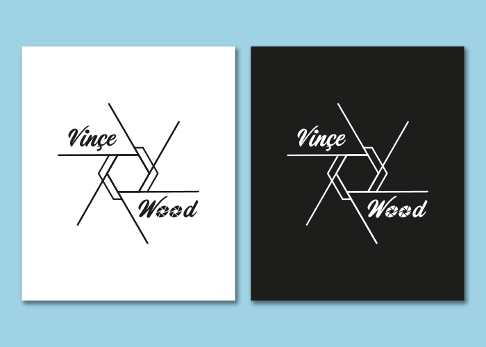 logo en noir et en blanc